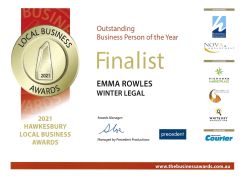 2021 Hawkesburry Local Business Awards Outstanding Business Person of the Year Finalists