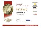 2025 Outstanding Business Person of the Year Finalist